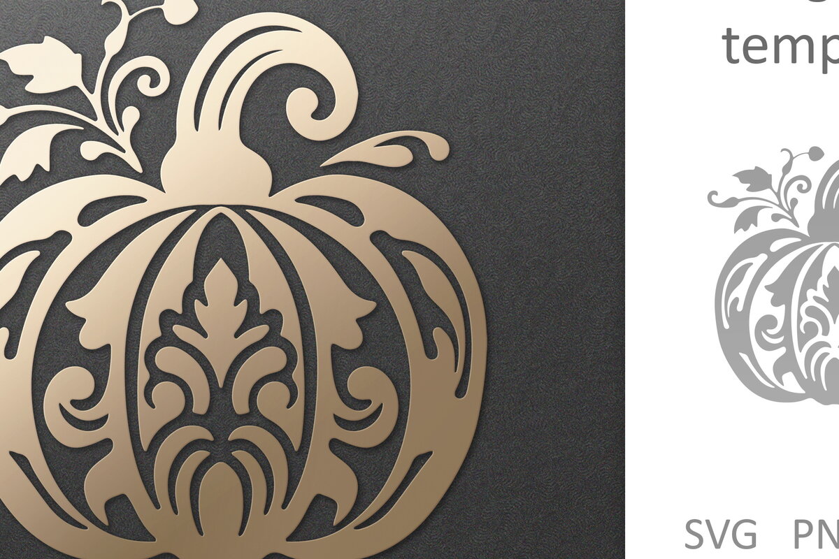 Intra απο ξύλο plywood 3mm-4mm πάχος - Διακοσμητικό κομμένο  Mandala Pumpkin  Δίασταση 30x30 cm INTRAFABR-81426365