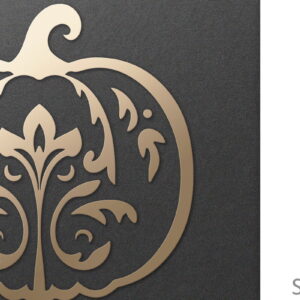 Intra απο ξύλο plywood 3mm-4mm πάχος - Διακοσμητικό περίτεχνο κομμένο  κολοκύθας  Δίασταση 30x20 cm INTRAFABR-81423228