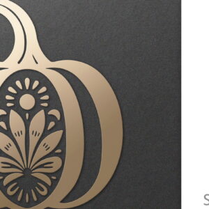 Intra απο ξύλο plywood 3mm-4mm πάχος - Διακοσμητικό περίτεχνο κομμένο  κολοκύθας  Δίασταση 30x20 cm INTRAFABR-81424108