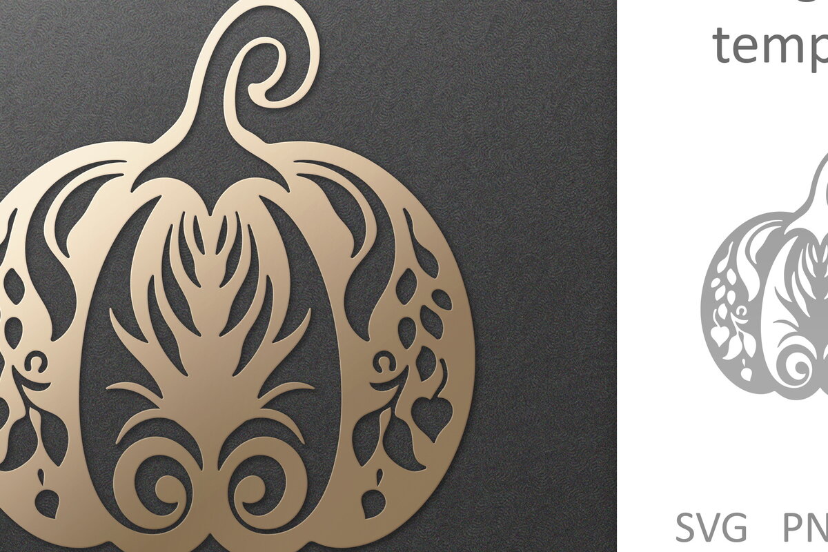 Intra απο ξύλο plywood 3mm-4mm πάχος - Διακοσμητικό περίτεχνο κομμένο  κολοκύθας  Δίασταση 30x20 cm INTRAFABR-81424268