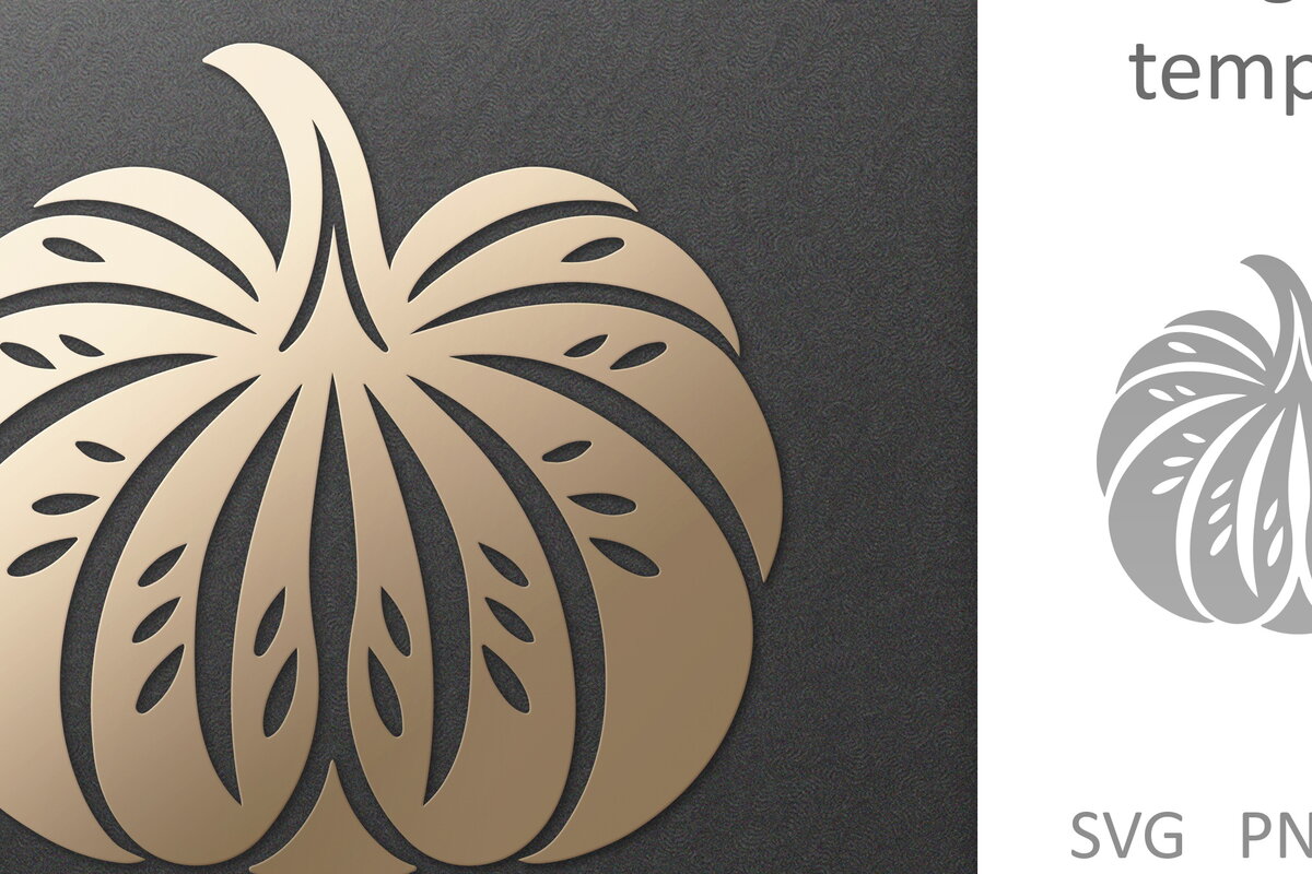 Intra απο ξύλο plywood 3mm-4mm πάχος - Διακοσμητικό περίτεχνο κομμένο  κολοκύθας  Δίασταση 30x20 cm INTRAFABR-81424327