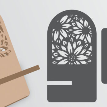 Intra απο ξύλο plywood 3mm-4mm πάχος - Διακοσμητική θήκη τηλεφώνου Lasercut Δίασταση 30x20 cm INTRAFABR-119953551 - Image 2