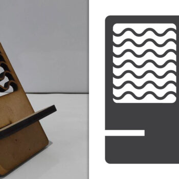 Intra απο ξύλο plywood 3mm-4mm πάχος - Διακοσμητική θήκη τηλεφώνου Lasercut Δίασταση 30x20 cm INTRAFABR-115984403 - Image 1