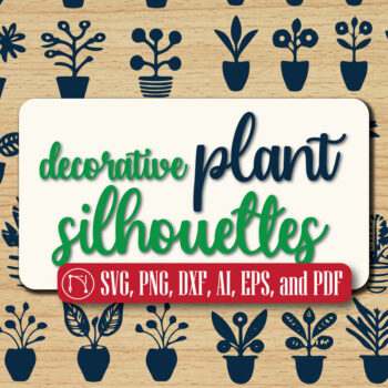 Intra απο ξύλο plywood 3mm-4mm πάχος - Πακέτο  με διακοσμητικές φυτικές σιλουέτες Δίασταση 10x15 cm INTRAFABR-90064947 - Image 1