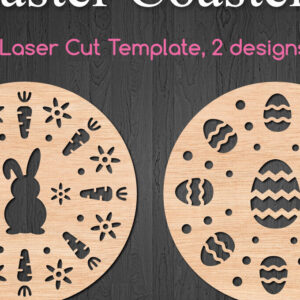 Intra απο ξύλο plywood 3mm-4mm πάχος - Διακοσμητικά Στρογγυλά Πασχαλινά Σουβέρ  Δίασταση 40x50 cm INTRAFABR-115343074