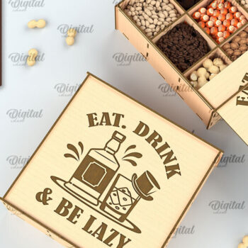 Intra απο ξύλο plywood 3mm-4mm πάχος - Διακοσμητικά κουτιά αποθήκευσης LaserCut Bundle Δίασταση 30x20 cm INTRAFABR-98047033 - Image 4