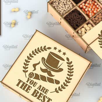 Intra απο ξύλο plywood 3mm-4mm πάχος - Διακοσμητικά κουτιά αποθήκευσης LaserCut Bundle Δίασταση 30x20 cm INTRAFABR-98047033 - Image 5