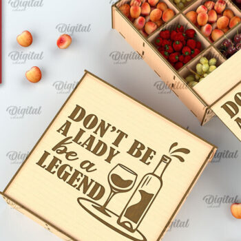 Intra απο ξύλο plywood 3mm-4mm πάχος - Διακοσμητικά κουτιά αποθήκευσης LaserCut Bundle Δίασταση 30x20 cm INTRAFABR-98047033 - Image 6