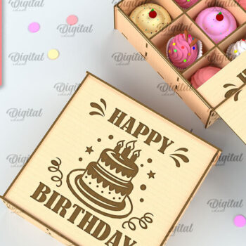 Intra απο ξύλο plywood 3mm-4mm πάχος - Διακοσμητικά κουτιά αποθήκευσης LaserCut Bundle Δίασταση 30x20 cm INTRAFABR-98047033 - Image 8