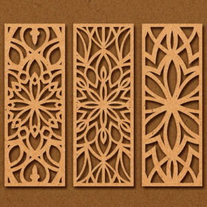 Intra απο ξύλο plywood 3mm-4mm πάχος - Διακοσμητικό πάνελ κοπής λέιζερ  26 Δίασταση 6x6 cm INTRAFABR-74596125