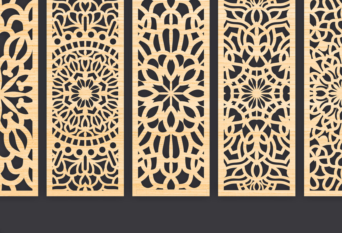 Intra απο ξύλο plywood 3mm-4mm πάχος - Διακοσμητικό  Laser Cut Panel Wall Deco Δίασταση 6x6 cm INTRAFABR-86093528