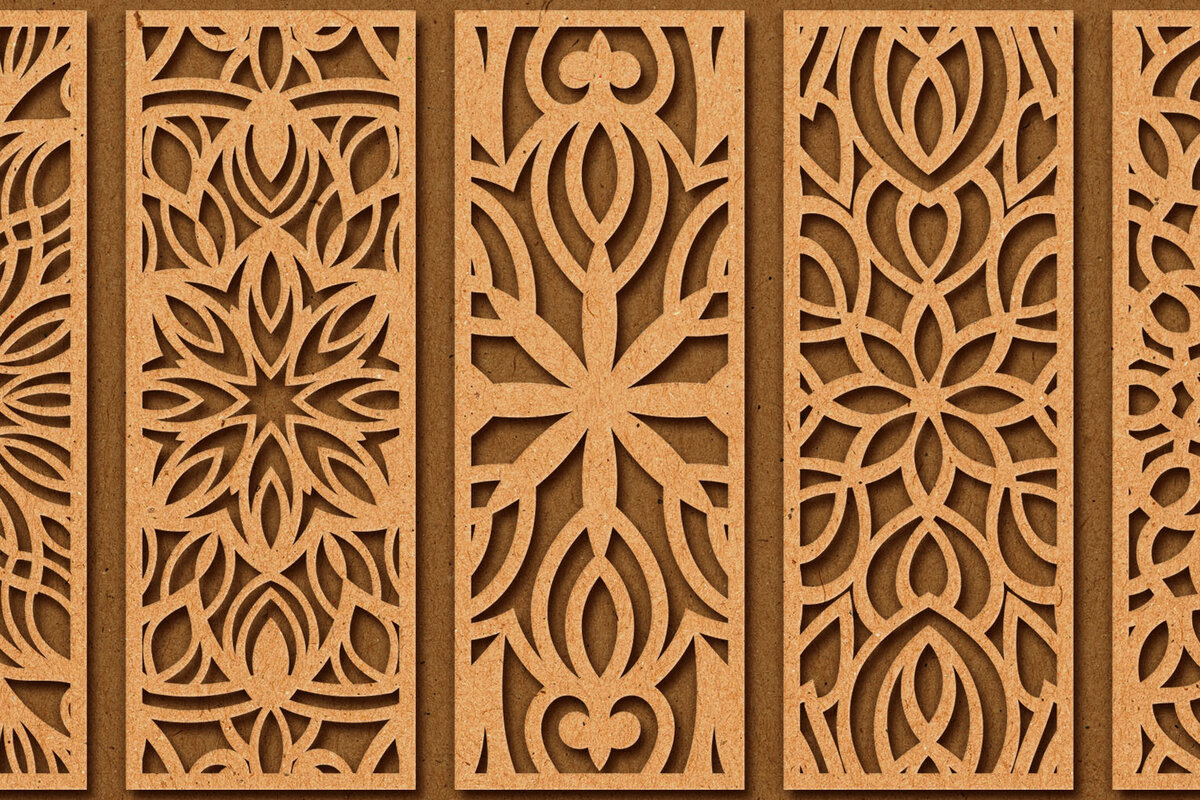 Intra απο ξύλο plywood 3mm-4mm πάχος - Διακοσμητικό  Laser Cut Panel Wall Deco Δίασταση 6x6 cm INTRAFABR-74414284