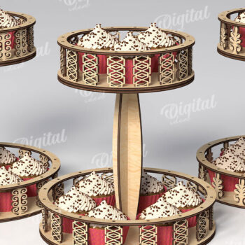 Intra απο ξύλο plywood 3mm-4mm πάχος - Διακοσμητικοί Δίσκοι Δίσκοι Κοπής Laser Δίασταση 30x20 cm INTRAFABR-110761279 - Image 1