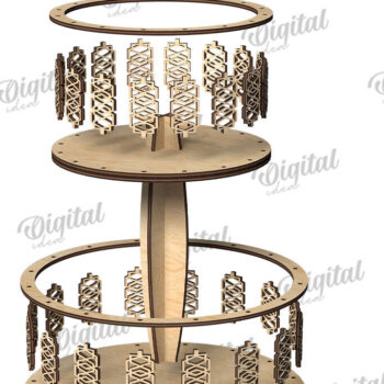 Intra απο ξύλο plywood 3mm-4mm πάχος - Διακοσμητικοί Δίσκοι Δίσκοι Κοπής Laser Δίασταση 30x20 cm INTRAFABR-110761279 - Image 2