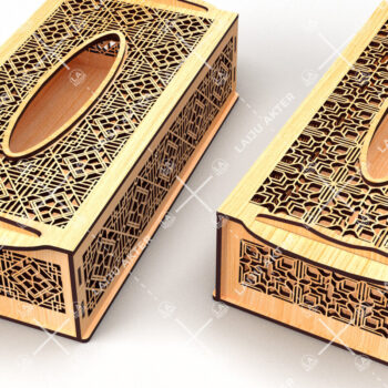 Intra απο ξύλο plywood 3mm-4mm πάχος - Πακέτο διακοσμητικής θήκης χαρτιού  Δίασταση 6x6 cm INTRAFABR-124838623 - Image 4