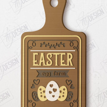 Intra απο ξύλο plywood 3mm-4mm πάχος - Διακοσμητικές vintage πασχαλινές σανίδες Δίασταση 15x15 cm INTRAFABR-117198461 - Image 9