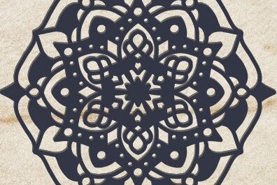 Intra απο ξύλο plywood 3mm-4mm πάχος - Διακοσμητικό τοίχου Mandala Κοπή Laser Δίασταση 30x30 cm INTRAFABR-41585533