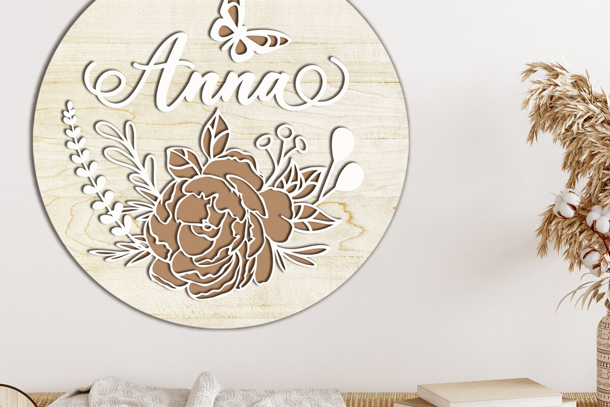 Intra απο ξύλο plywood 3mm-4mm πάχος - Διακοσμητικό πάνελ τοίχου,  με λέιζερ Δίασταση 14x14 cm INTRAFABR-87046162