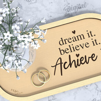 Intra απο ξύλο plywood 3mm-4mm πάχος - Διακοσμητικό Δίσκο Γάμου Σχέδιο κοπής με λέιζερ Δίασταση 20x20 cm INTRAFABR-108837985 - Image 1