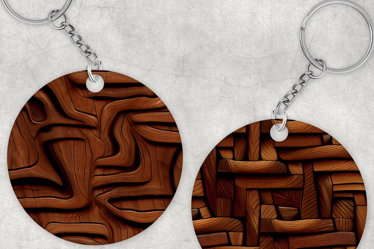 Intra απο ξύλο plywood 3mm-4mm πάχος - Διακοσμητικό Ξύλινο Μπρελόκ Sublimation PNG Δίασταση 4x4 cm INTRAFABR-63738181