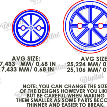 Intra απο ξύλο plywood 3mm-4mm πάχος - Διακοσμητικά Ξύλινα Κουμπιά Κοπή Laser Δίασταση 30x20 cm INTRAFABR-113842975 - Image 2