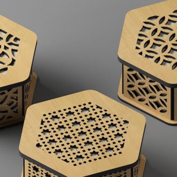 Intra απο ξύλο plywood 3mm-4mm πάχος - Διακοσμητικό Ξύλινο Δώρο / Δίασταση 30x20 cm INTRAFABR-46324406 - Image 2