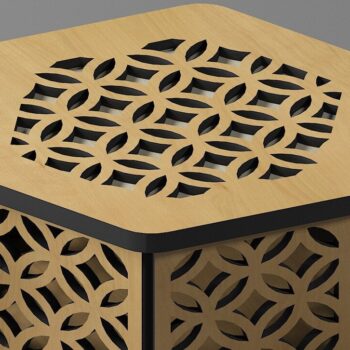 Intra απο ξύλο plywood 3mm-4mm πάχος - Διακοσμητικό Ξύλινο Δώρο / Δίασταση 30x20 cm INTRAFABR-46324406 - Image 5