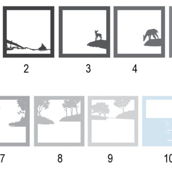 Intra απο ξύλο plywood 3mm-4mm πάχος - Ελάφι Δίασταση 20x20 cm INTRAFABR-27964132 - Image 4
