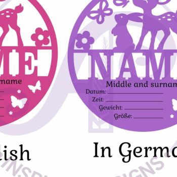 Intra απο ξύλο plywood 3mm-4mm πάχος - Στατιστικά για νεογέννητα ελάφια και λαγουδάκια, γέννηση Δίασταση 30x20 cm INTRAFABR-114907329 - Image 3