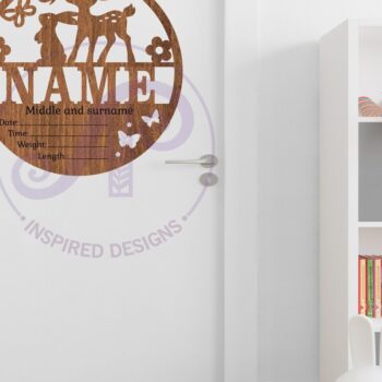 Intra απο ξύλο plywood 3mm-4mm πάχος - Στατιστικά για νεογέννητα ελάφια και λαγουδάκια, γέννηση Δίασταση 30x20 cm INTRAFABR-114907329 - Image 5