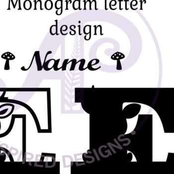 Intra απο ξύλο plywood 3mm-4mm πάχος - Μονόγραμμα με κεφαλαίο ελάφι Επιστολή E  Δίασταση 30x20 cm INTRAFABR-84539501 - Image 3