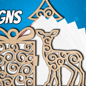 Intra απο ξύλο plywood 3mm-4mm πάχος - Θήκη χαρτοπετσέτας Χριστουγέννων Χριστουγέννων  Δίασταση 15x15 cm INTRAFABR-109032992