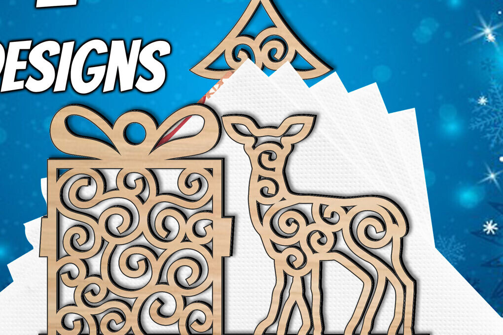 Intra απο ξύλο plywood 3mm-4mm πάχος - Θήκη χαρτοπετσέτας Χριστουγέννων Χριστουγέννων  Δίασταση 15x15 cm INTRAFABR-109032992