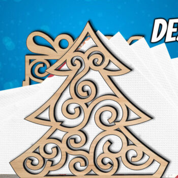 Intra απο ξύλο plywood 3mm-4mm πάχος - Θήκη χαρτοπετσέτας Χριστουγέννων Χριστουγέννων  Δίασταση 15x15 cm INTRAFABR-109032992 - Image 2