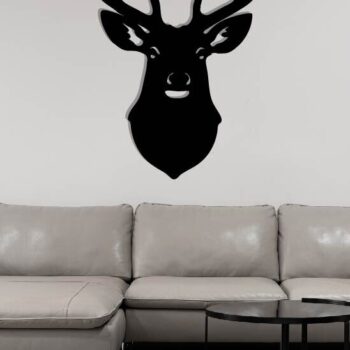 Intra απο ξύλο plywood 3mm-4mm πάχος - Deer Head Laser Cut, Deer Head  Δίασταση 40x50 cm INTRAFABR-118461270 - Image 3