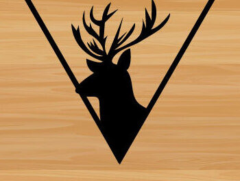 Intra απο ξύλο plywood 3mm-4mm πάχος - Deer Hunting File Cut Laser Art Wall Art  Δίασταση 40x50 cm INTRAFABR-67715711 - Image 1