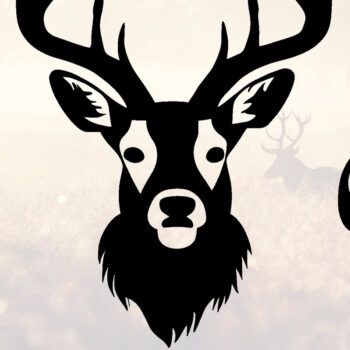 Intra απο ξύλο plywood 3mm-4mm πάχος - Πακέτο  Cut Laser Deer Δίασταση 40x50 cm INTRAFABR-61743453 - Image 1