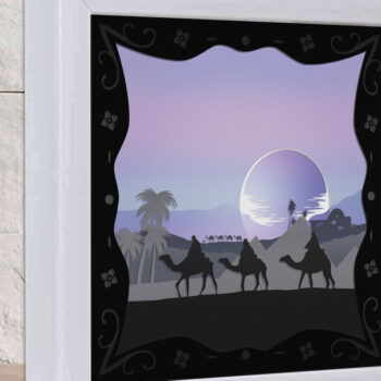 Intra απο ξύλο plywood 3mm-4mm πάχος - Πρότυπο κουτιού σκιάς της ερήμου Δίασταση 5x8 cm INTRAFABR-9443998 - Image 7