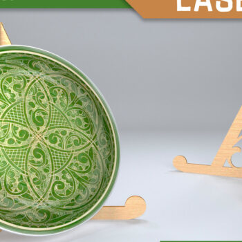 Intra απο ξύλο plywood 3mm-4mm πάχος - Σχεδιασμός . Easel Stands Laser Cut Δίασταση 30x20 cm INTRAFABR-82462251 - Image 1