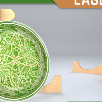 Intra απο ξύλο plywood 3mm-4mm πάχος - Σχεδιασμός . Easel Stands Laser Cut Δίασταση 30x20 cm INTRAFABR-82462199 - Image 1