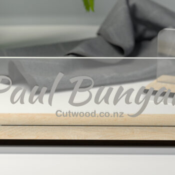 Intra απο ξύλο plywood 3mm-4mm πάχος - Πινακίδα ονόματος γραφείου Δίασταση 30x20 cm INTRAFABR-27408054 - Image 3