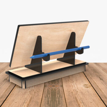 Intra απο ξύλο plywood 3mm-4mm πάχος -  κοπής λέιζερ πινακίδας γραφείου Δίασταση 30x20 cm INTRAFABR-109501022 - Image 4