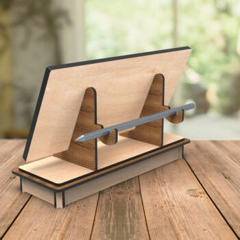 Intra απο ξύλο plywood 3mm-4mm πάχος -  κοπής λέιζερ πινακίδας γραφείου Δίασταση 30x20 cm INTRAFABR-109501095 - Image 4