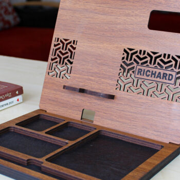 Intra απο ξύλο plywood 3mm-4mm πάχος - Desk Organizer Αρχεία Cut Laser Δίασταση 220x170 cm INTRAFABR-66014838 - Image 5