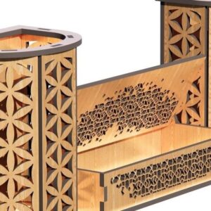 Intra απο ξύλο plywood 3mm-4mm πάχος - Οργανωτής γραφείου Δίασταση 20x20 cm INTRAFABR-31860359