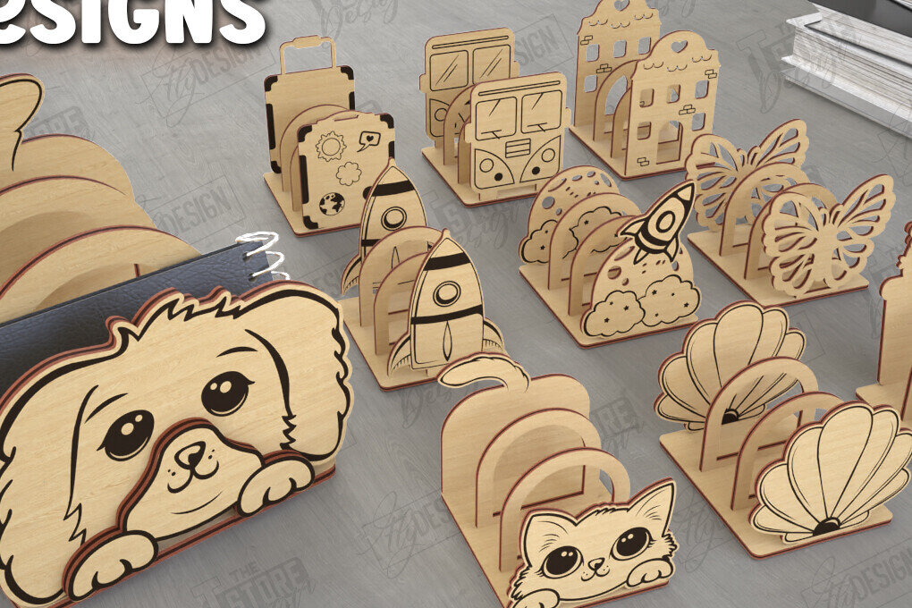 Intra απο ξύλο plywood 3mm-4mm πάχος - Desk Organizer Bundle|Supplies Organizer Δίασταση 30x20 cm INTRAFABR-113933140