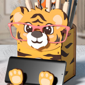 Intra απο ξύλο plywood 3mm-4mm πάχος - Desk Organizer Laser Cut | Θήκη γραφείου Δίασταση 30x20 cm INTRAFABR-123746885