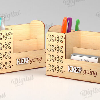 Intra απο ξύλο plywood 3mm-4mm πάχος - Desk Organizers Bundle Laser Cut Δίασταση 30x20 cm INTRAFABR-123770631 - Image 7