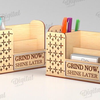 Intra απο ξύλο plywood 3mm-4mm πάχος - Desk Organizers Bundle Laser Cut Δίασταση 30x20 cm INTRAFABR-123770631 - Image 12