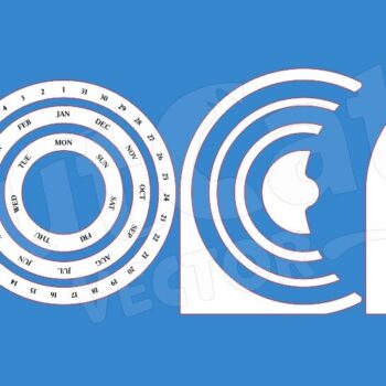 Intra απο ξύλο plywood 3mm-4mm πάχος - Επιτραπέζιο Διαρκές Ημερολόγιο για Μπέιζμπολ Δίασταση 4x4 cm INTRAFABR-119793917 - Image 1